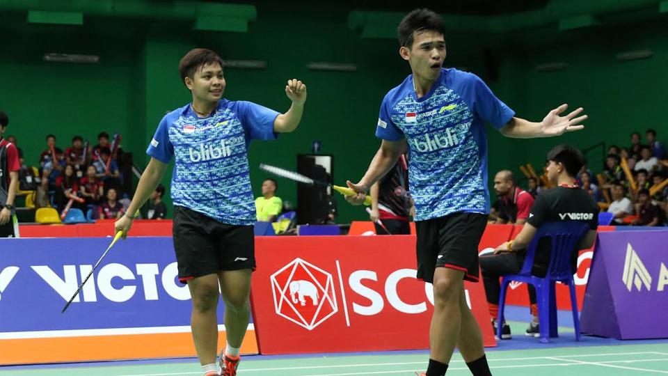 Rinov Rivaldy dan Apriani Rahayu - INDOSPORT